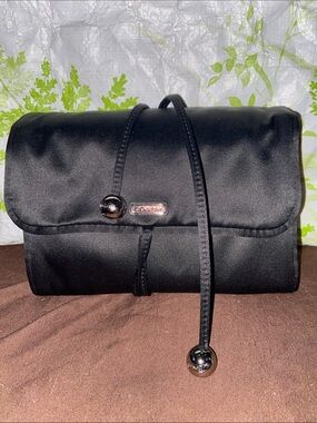 Coach Satin Jewelry Travel Roll Organizer EUC